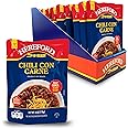 Hereford Chili con Carne | Shelf Stable | Halal | Fully Cooked | Ready-to-Eat | 4g of Protein per Serving | 6oz per Pouch (Case of 12)