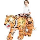 One Casa Inflatable Costume for Kids,Blow Up Tiger Suit,Ride On Halloween Costumes for Boys Girls