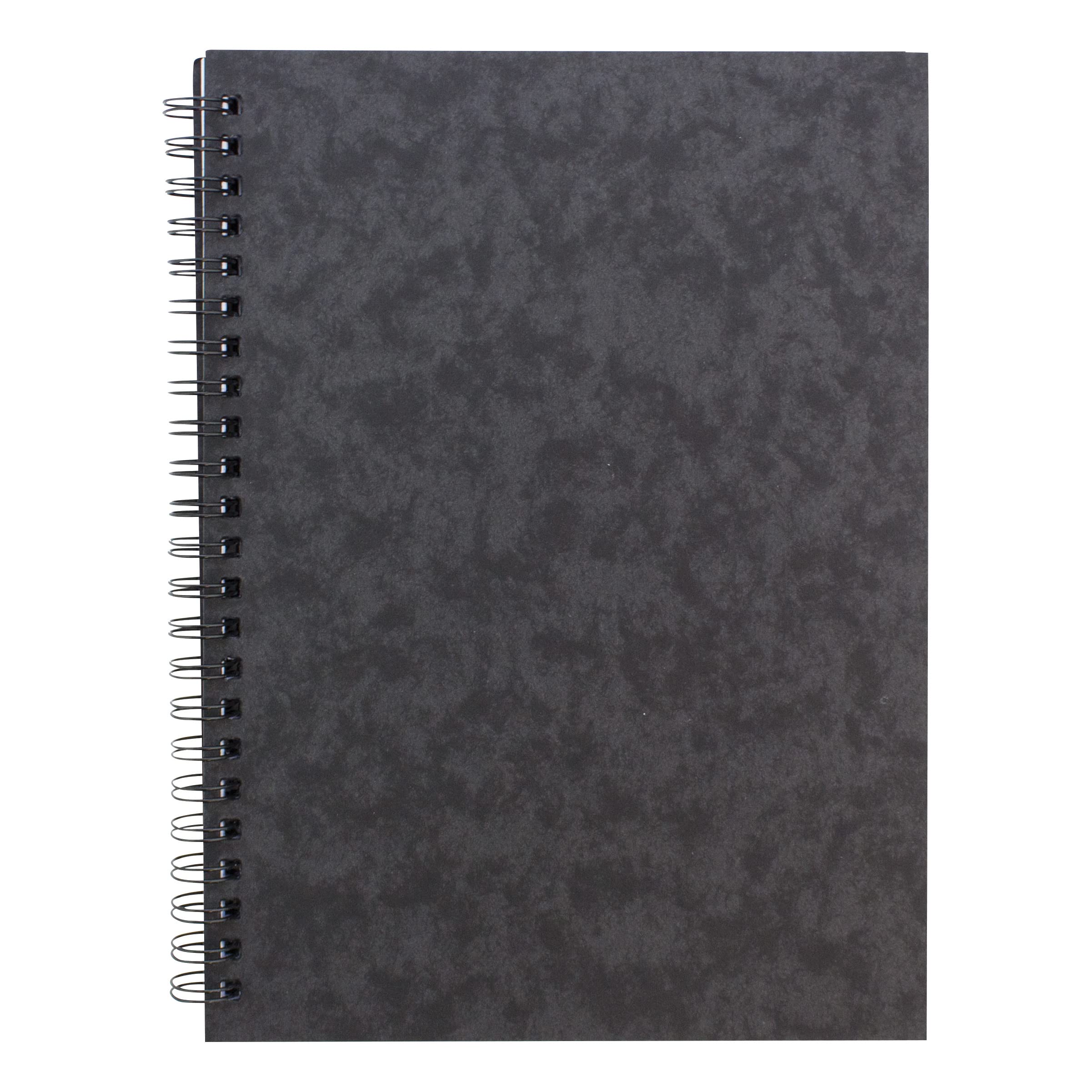 Clairefontaine Europa Notemaker Book Sidebound Ruled 80 gsm 120 Pages A5 Black Ref 4852 , Pack 10