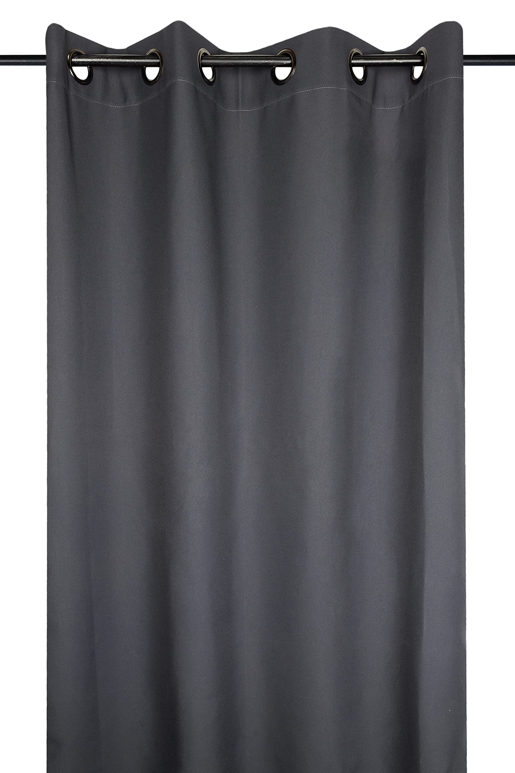 Stof R64689011 135 x 240 cm 100 Percent Polyester Curtains, Grey — image 1