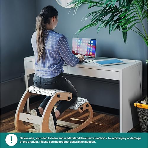 Ergonomic Kneeling Chair Rocking Office Chair Adjustable Stool