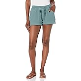 Unionbay Womens Flora Double Face Gauze Pull on Short
