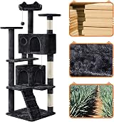 Yaheetech Cat Tree 158cm Cat Tower with Scratching Posts and 2 Houses view 6