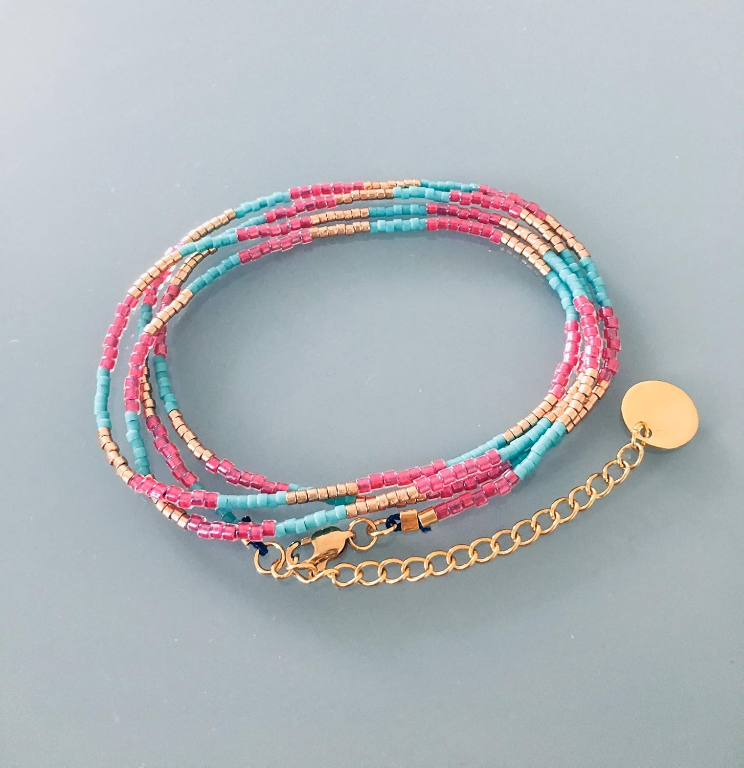Bracelet Manchette Oriental Femme - Couleur Bronze - Fantaisie