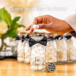 Ethisa Just Married Wedding Reception Bottles - 25