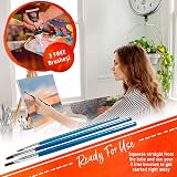 Crafts 4 ALL Large Acrylic Paint Set 12 Colors 75ml Tubes with Brushes view 6