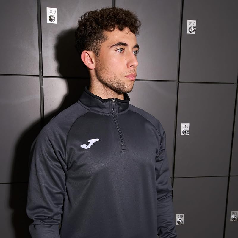 Herren Sweatshirt , 6XS - 3XL - Warm und Atmungsaktiv, Hält die Kälte mit Einem Halben Reißverschluss ab, Rippenbündchen an Ärmeln und Saum - Faraón