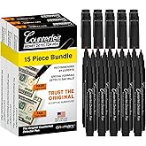 Dri Mark 15 Pack Counterfeit Bill Detector Marker Pen, Made in The USA, 3 Times More Ink, Pocket Size, Fake Money Checker - Money Loss Prevention Tester &amp; Fraud Protection for U.S. Currency (CFD15PK)