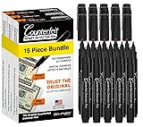 Dri Mark 15 Pack Counterfeit Bill Detector Marker