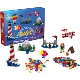 PLUS PLUS Learn to Build, Basic Mix - 400 Piece Building Block Set | Stem Toys for Kids, Sensory Bin Fillers, Math Manipulatives, Classroom Must Haves, Gifts for Boys &amp; Girls, Mini Waffle Blocks