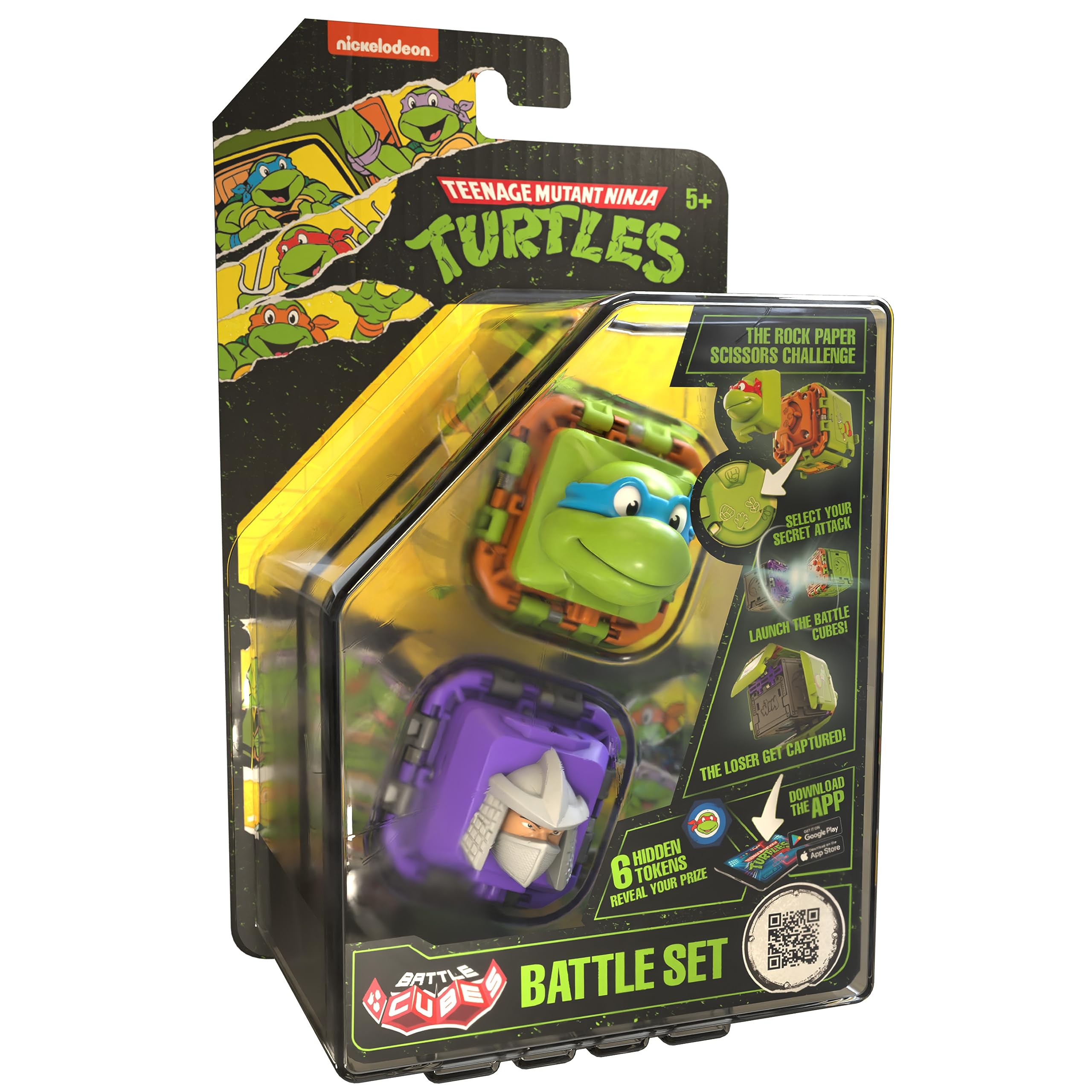 Battle Cubes Ninja Turtles Leonardo Vs Shreder, set of 2 - Battle Set — image 1