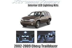 XtremeVision Interior LED for Chevy Trailblazer 2002-2009 (16 Pieces) Cool White Interior LED Kit + Installation Tool