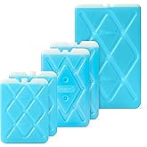 Coleman X-treme Chill Reusable Ice Packs, Slim Ice Packs for Coolers & Lunch Bags, Leak-Proof Ice Brick Freezer Pack for School, Work, Lunches, Trips & Injuries