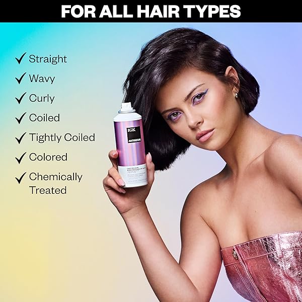IGK – ANTISOCIAL – HAIR MASK FOR DAMAGED HAIR – BOND BUILDING OVERNIGHT HAIR REPAIR TREATMENT FOR SPLIT ENDS, DRY HAIR & HAIR EXTENSION CARE – STRENGTHENS, HYDRATES AND ADDS SHINE – 5.0 OZ