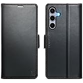 Tenifly for Samsung Galaxy S25 Case Wallet with RFID Blocking Card Holder, PU Leather Kickstand Protective Flip Phone Cover Fit for Galaxy S25 6.2", Black