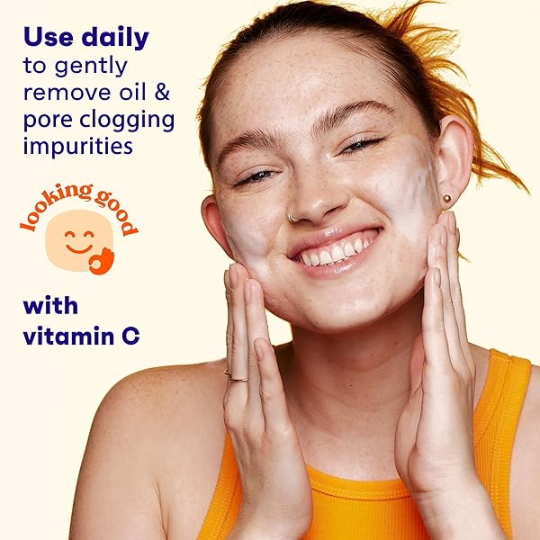 CLEAN & CLEAR MORNING BURST OIL-FREE FACIAL CLEANSER WITH BRIGHTENING VITAMIN C, GINSENG, AND GENTLE DAILY BRIGHTENING FACE WASH FOR ALL SKIN TYPES, HYPOALLERGENIC, 8 OZ (PACK OF 3)