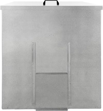Monster Shop Coal Storage Bunker 250kg 390L Galvanised Steel