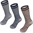 MERIWOOL Merino Wool Hiking Socks for Men and Women – 3 Pairs Midweight Cushioned – Warm n Breathable