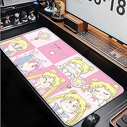 YBHNTZ Anime Mouse Pad,Extended Pink Cute Large