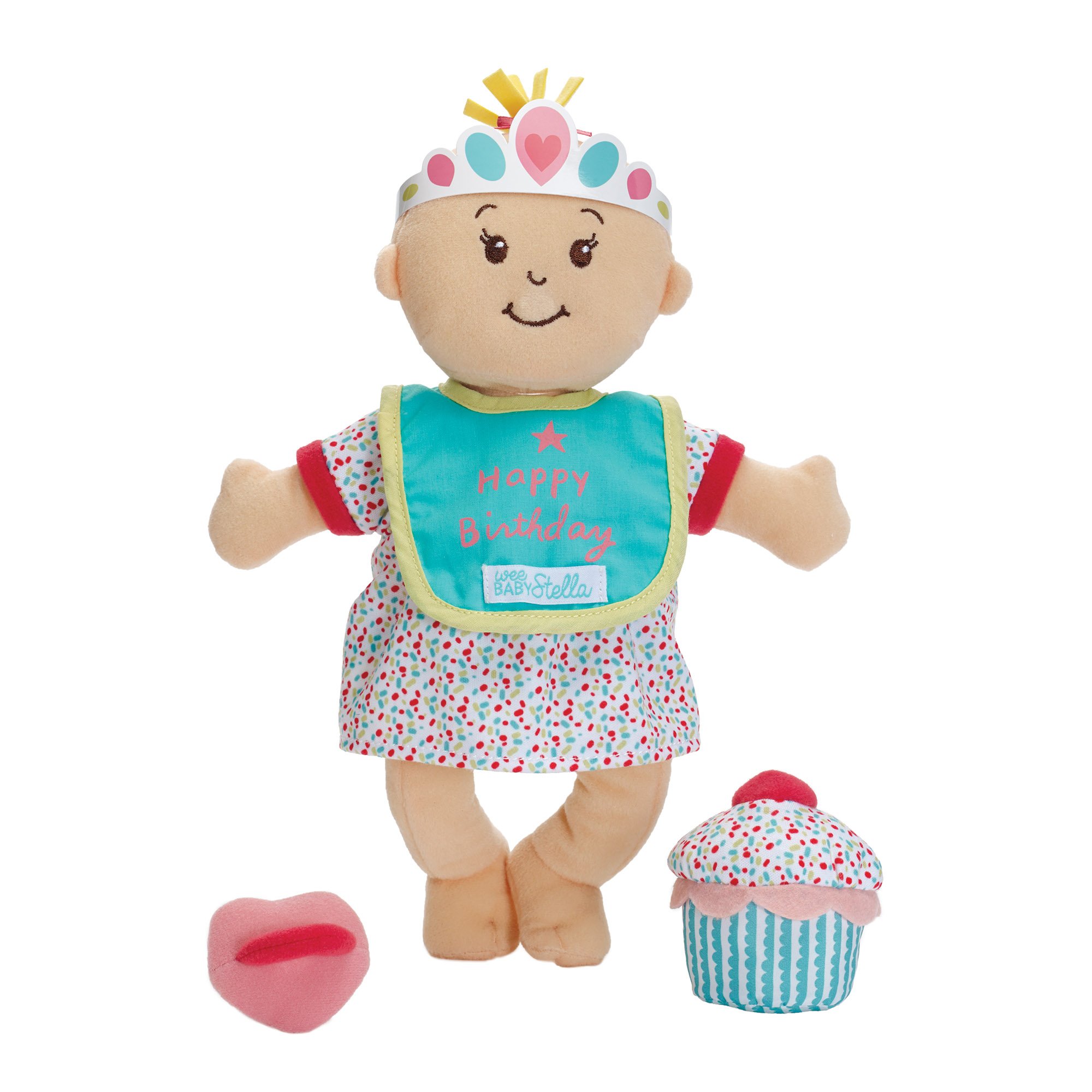Manhattan Toy Wee Baby Stella Sweet Scents Soft Doll and Birthday Set