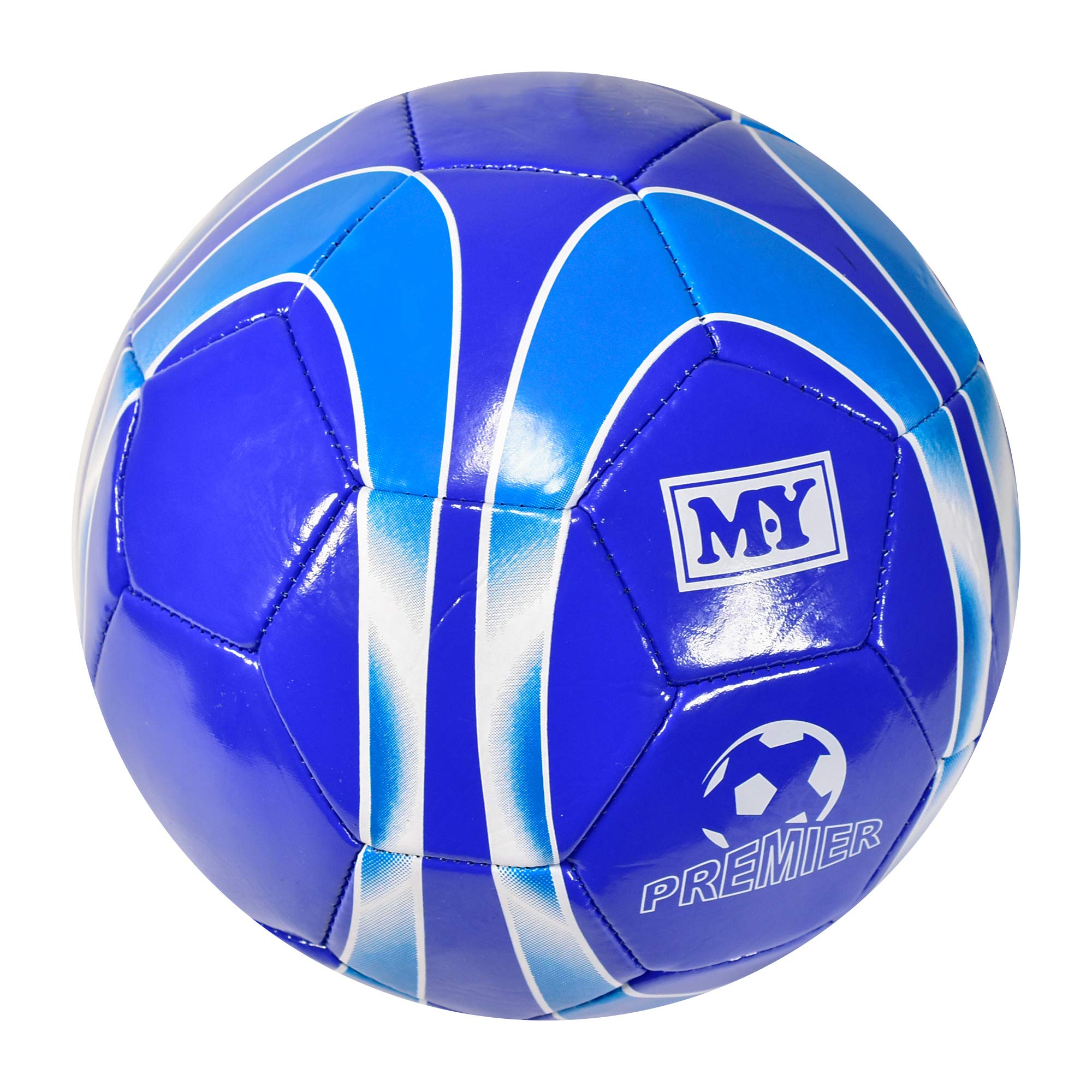 M.Y 32 Panel Stitched 'Premier' Football - 1 of 4 Assorted Colours Sent At Random