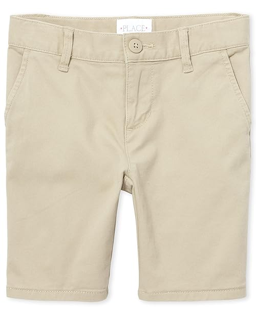 The Children's Place Girl's Chino Shorts, Sandy, 16 slim