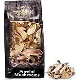 Dried Porcini Mushrooms for Cooking, Aromatic, Vegan, All-Natural, 1 Lb | Urbani Truffles, wild-harvested. Umami flavor for Italian cooking - great in soups, sauces, pasta &amp; risotto. GMO-free