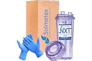 MEDICAL NATION Solmetex NXT Hg5 Collection Container with Recycle Kit (NXT-Hg5-002CR) for Solmetex Amalgam Separator Maintenance Free for Dental Office, Comes with Gloves for Easy Handling