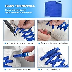 Flat Elastic No Tie Shoe Laces for