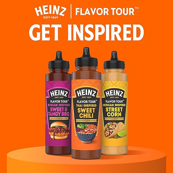 HEINZ FLAVOR TOUR THAI INSPIRED SWEET CHILI SAUCE, 10 FL OZ BOTTLE