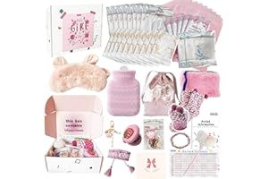 MultipieYo First Period Kit for Girls 9-12 – 50 Piece Menstrual Starter Kit for Preteen Girls | Feminine Hygiene & Period Pre