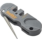 Smith's PP1 Pocket Pal Knife Sharpener Preset Carbide & Ceramic Stone Sharpeners Fold-Out Diamond Coated Rod Outdoor Hunting 