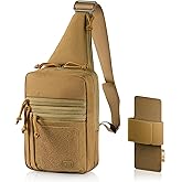 M-Tac CCW Sling Bag for Men & Women - EDC Shoulder Bag Tactical - Crossbody Concealed Carry Bag - Mens Chest Pack