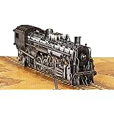 PQ Bees Steam Train Pop Up Birthday Cards for Men, Happy Husband Birthday Card, 3D Gift Card for Him, Dad, Brother, Son, Boyfriend, Granddad, Happy Fathers Day (Size 6x8 In – Steam Train)