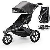 Guava Roam Jogging Stroller with 3D Nesting Fold | Compact-Folding Baby &amp; Toddler Travel Stroller | All-Terrain Running Stroller | Portable Folding Stroller up to 60 lbs