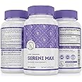 LegacyNutra SERINI-MAX - 5-HTP Mood Support Supplement + Calcium - Supports Calm & Peaceful State of Mind - Boost Serotonin, 5HTP 200mg for Stress Management & Sleep Support Supplements - 60 Capsules