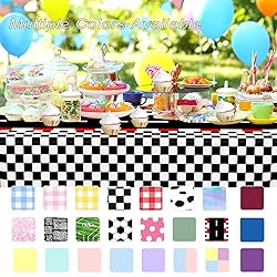 WNINK 2 PCS Racing Car Theme Tablecloths Car