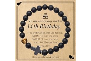 FYBLYCOO 4-30 Year Old Birthday Gifts for Boys 10th 13th 16th 18th 21st 30th Birthday Decorations for Boys Him with Message Card for Son/Grandson/Nephew