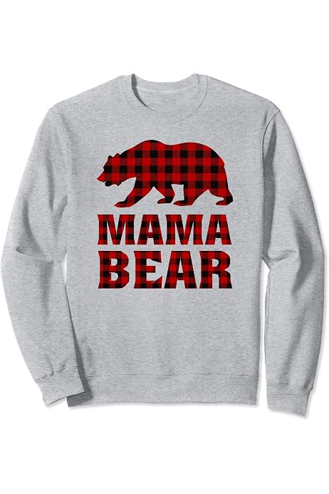 Mama Bear Buffalo Plaid T-Shirt 