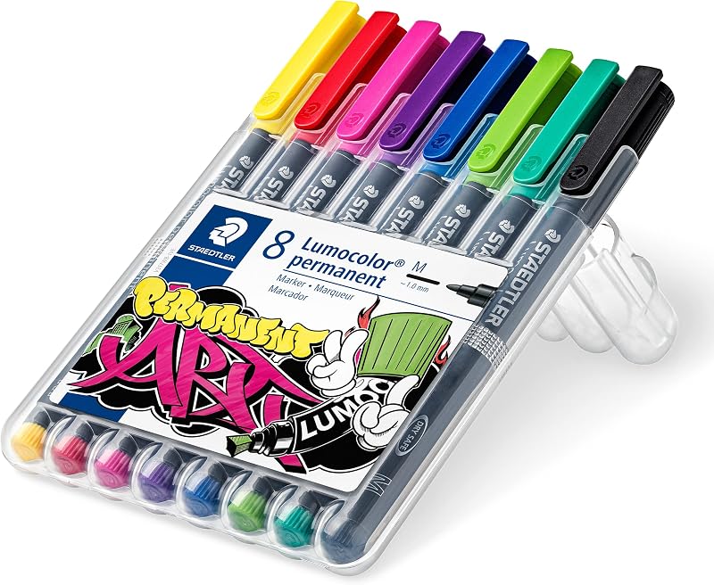 Lumocolor 317 ART Set permanente – 8 colori, 1,0 mm
