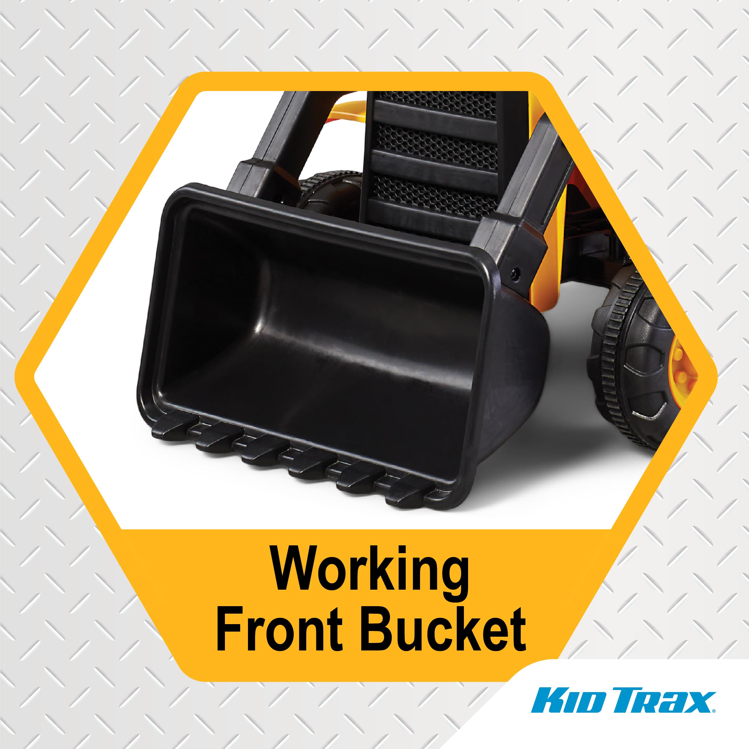 Kid Trax 6V CAT Frontloader