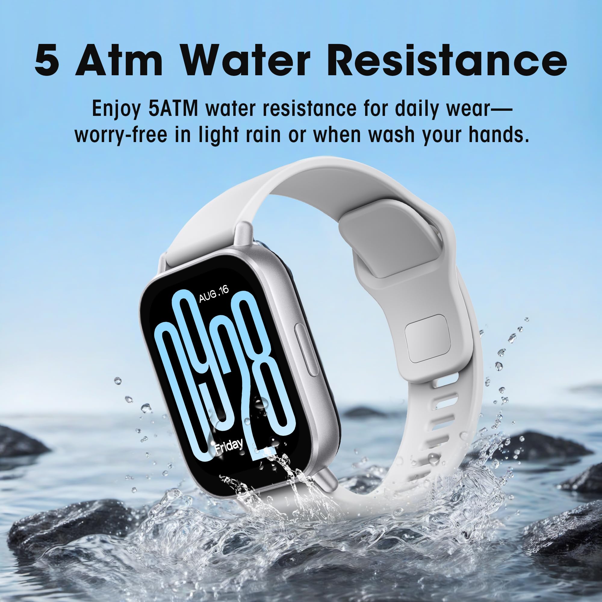 XIAOMI Redmi 5 Active Smart Watch, Step Counter Sport Watch for Women Men with 2