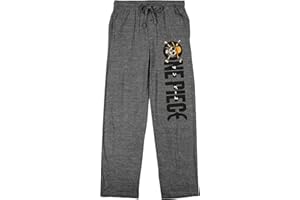 Bioworld One Piece (Manga) Title Logo Men's Heather Gray Sleep Pants