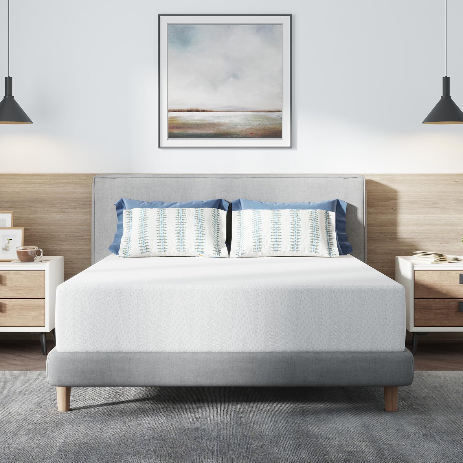 Photo 1 of Avenco Queen Mattress, 12 Inch Queen Size Mattresses with Gel Memory Foam for Cool Night & Pressure Relief, Bed Mattress in a Box Medium Plush Feel Colchones with Motion Isolating