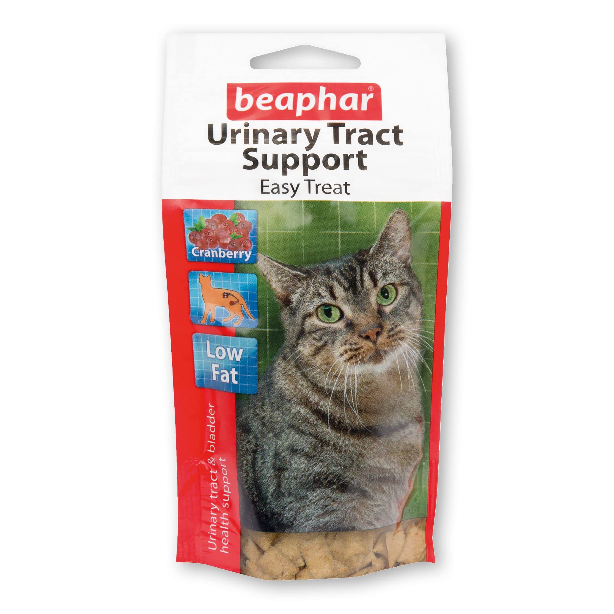 Beaphar | Urinary Tract Support Easy Treats For Cats| Tasty Treats To Help Protect Bladder | Helps Prevent Bladder Stones | Helps prevent Cystitis Infections | 35g