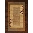 Home Dynamix Royalty Clover Modern Area Rug, Brown Multi, 43"x62" Rectangle