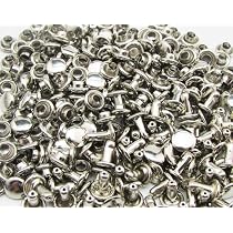 Gun Black Metal Rivets 200 Sets Gun Black Double Cap Rivets - 6mm Caps ...