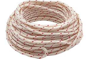 YGQ Pull Cord Starter Rope 12M Recoil String for Chainsaw Trimmer Edger Weed Eater Wacker Leaf Blower STIHL MS170 MS180 Husqv