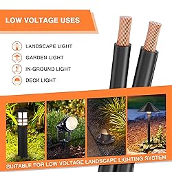 SUNVIE 100FT 14 Gauge Low Voltage Wire 14/2 Low