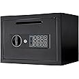 Barska AX11934 Compact 0.57 Cubic Ft Digital Multi-User Keypad Security Business Depository Drop Safe with Front Load Drop Box for Money, Cash & Mail Lock Box